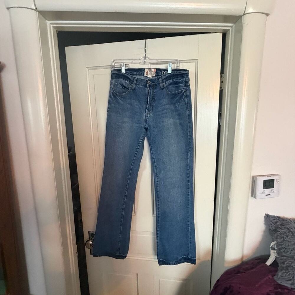 Vintage OP Ocean Pacific 90s Low Rise Bootcut Flare Blue Jeans 32x34